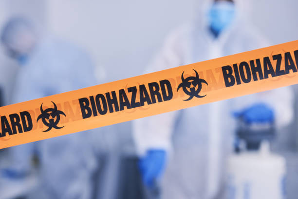 Professional Biohazard Cleanup technician working in Westlake, OH